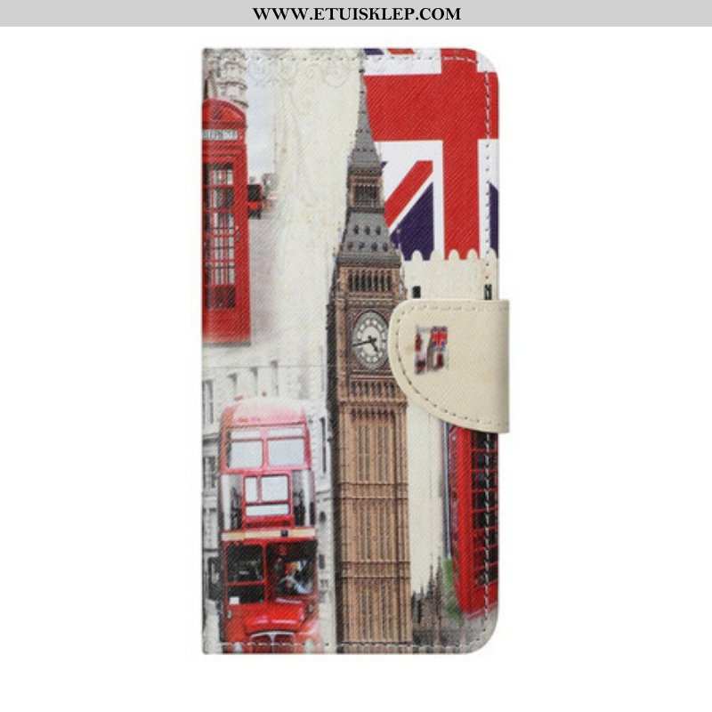 Etui Folio do Samsung Galaxy S21 FE Życie W Londynie